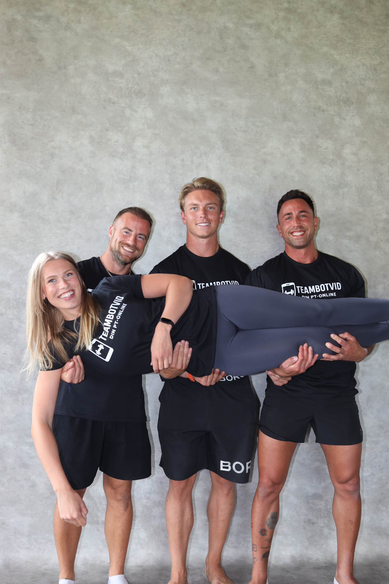 Team Botvids coacher samlade i gymmet